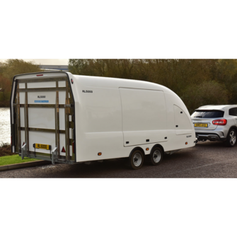 Woodford RL 5000 - Lukket trailer - 3.000 kg - Smal model - 2 aksler